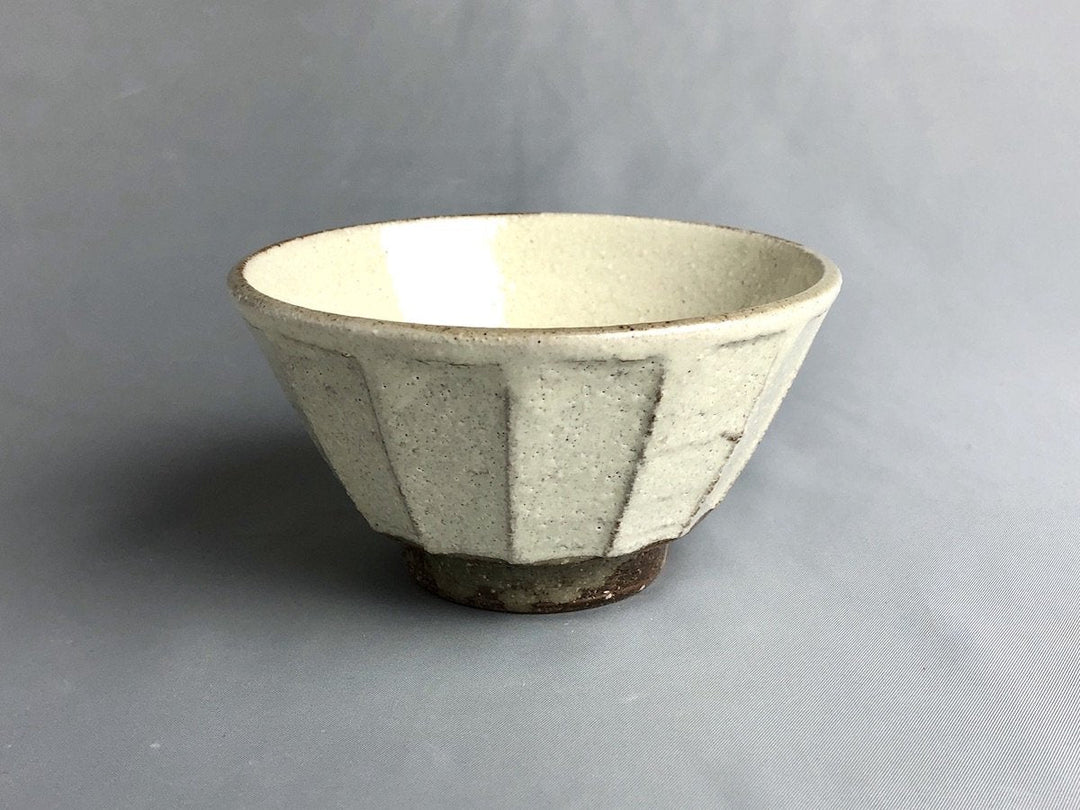 White Slip sogi Rice Bowl Large - Crafted By Shinji Akane