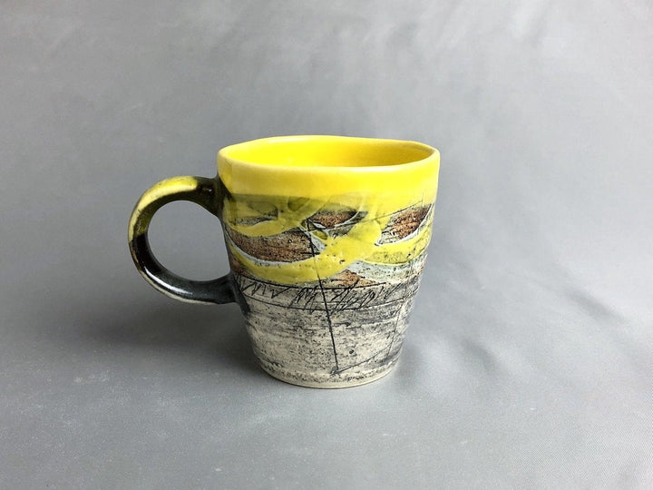 Yamaji Mug Yellow - Crafted By Kakurin Kiln