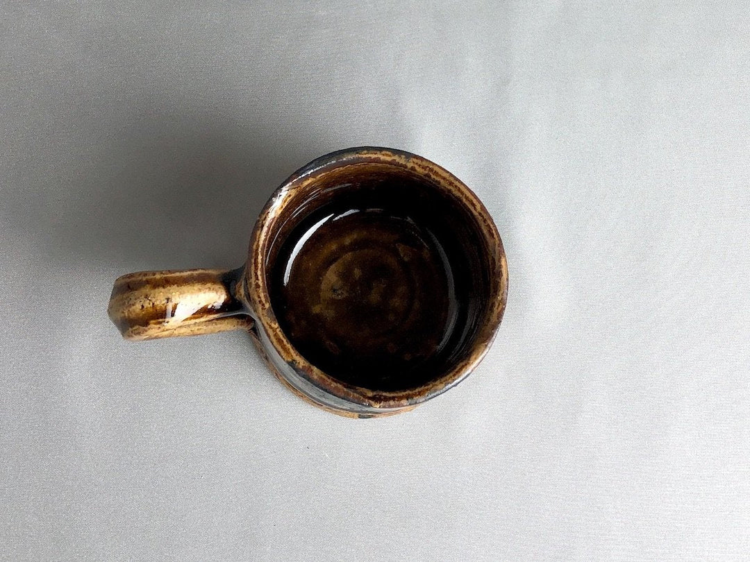 Candy Glazed Black dot tube Mug - Crafted By Kazuhito Yamamoto