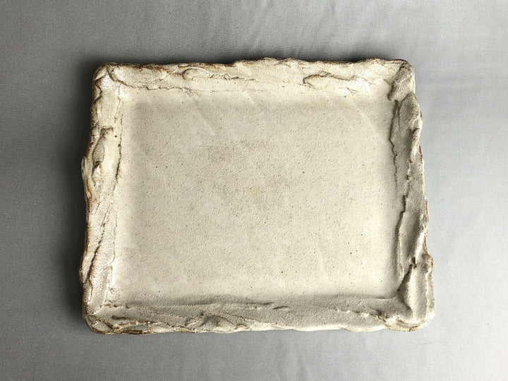 Fresh flour Square Plate - Crafted By Masahiro Kumagai