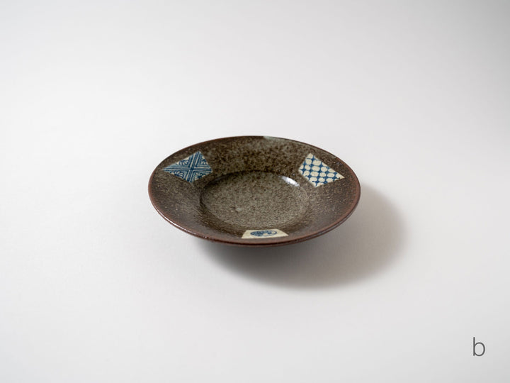 2-Color 4-Sun Flat Plate - Crafted By Sachiko Niijima