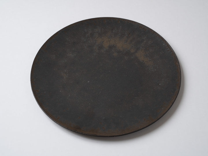 Brown Glazed 27cm Plate - Crafted By Hideki Yamamoto