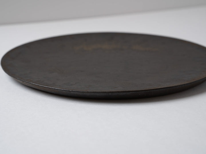 Brown Glazed 27cm Plate - Crafted By Hideki Yamamoto