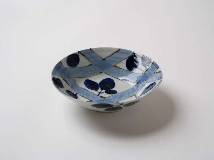 Enclosed Blue Fruit 6-Sun Pot - Crafted By Kousei Kobayashi