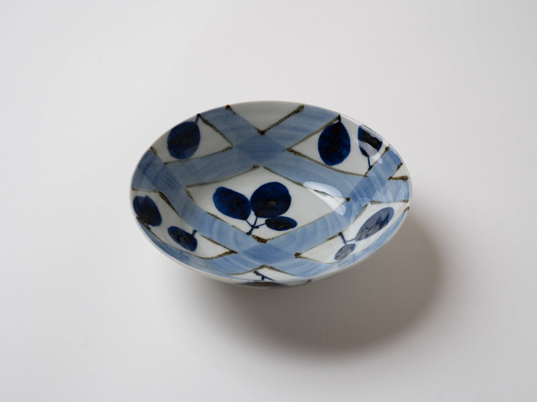 Enclosed Blue Fruit 6-Sun Pot - Crafted By Kousei Kobayashi