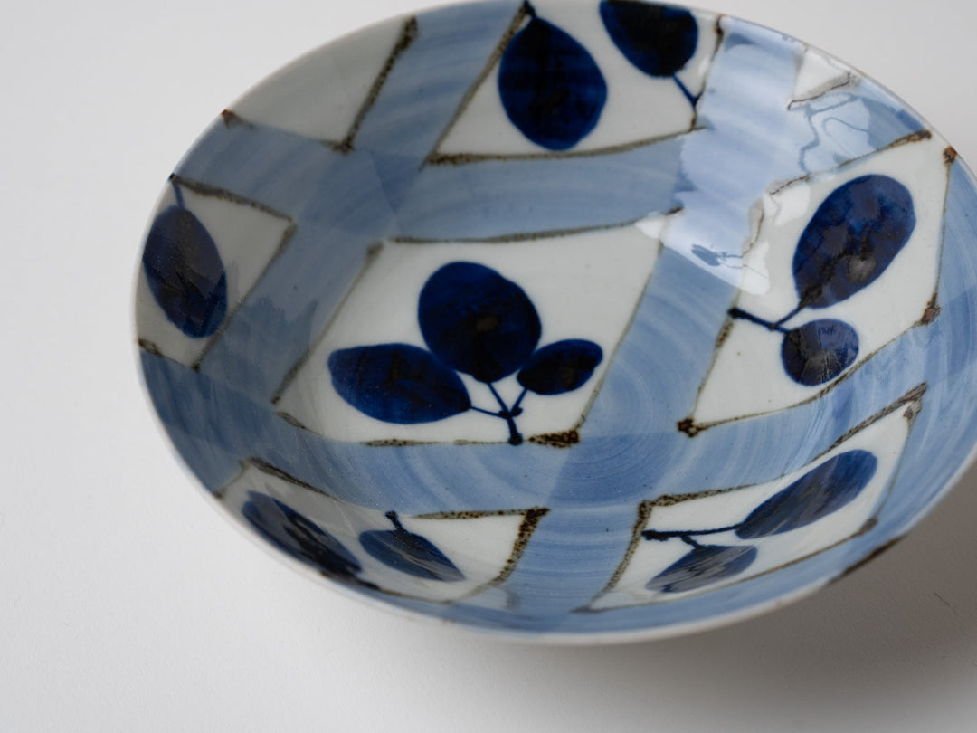 Enclosed Blue Fruit 6-Sun Pot - Crafted By Kousei Kobayashi