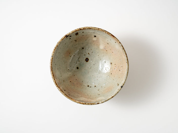 Ash Glazed Slip Rice Bowl Large - Crafted By Shinichi Kotsuji