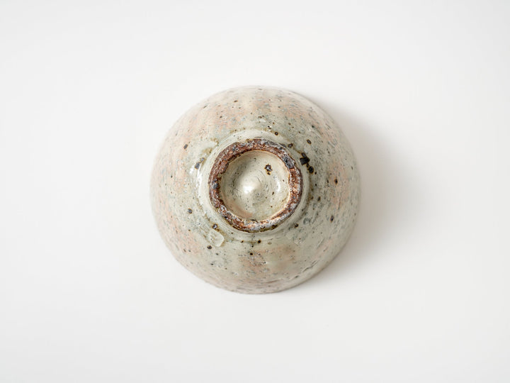 Ash Glazed Slip Rice Bowl Large - Crafted By Shinichi Kotsuji