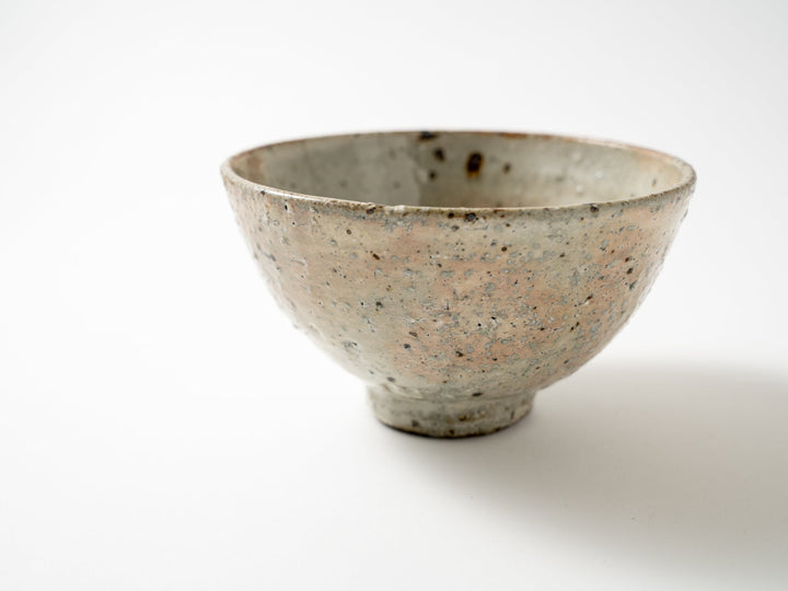 Ash Glazed Slip Rice Bowl Large - Crafted By Shinichi Kotsuji