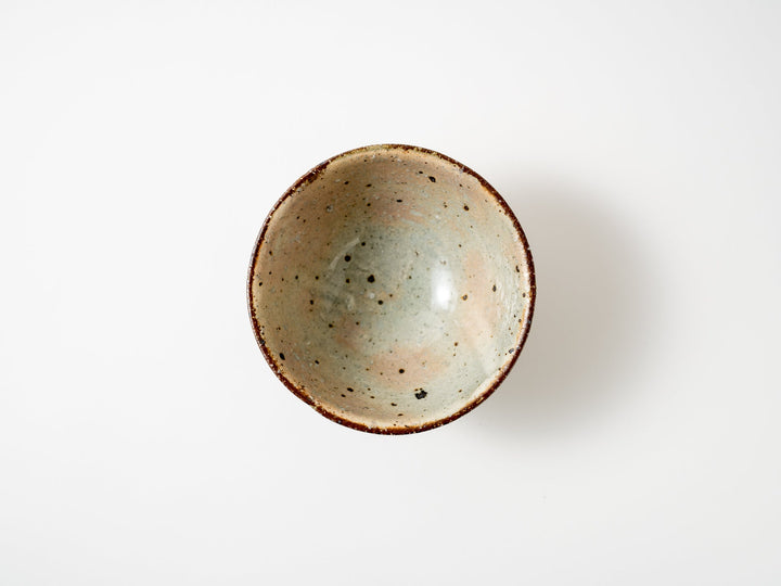 Ash Glazed Slip Rice Bowl - Crafted By Shinichi Kotsuji