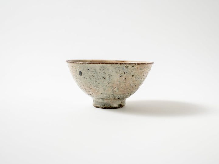 Ash Glazed Slip Rice Bowl - Crafted By Shinichi Kotsuji