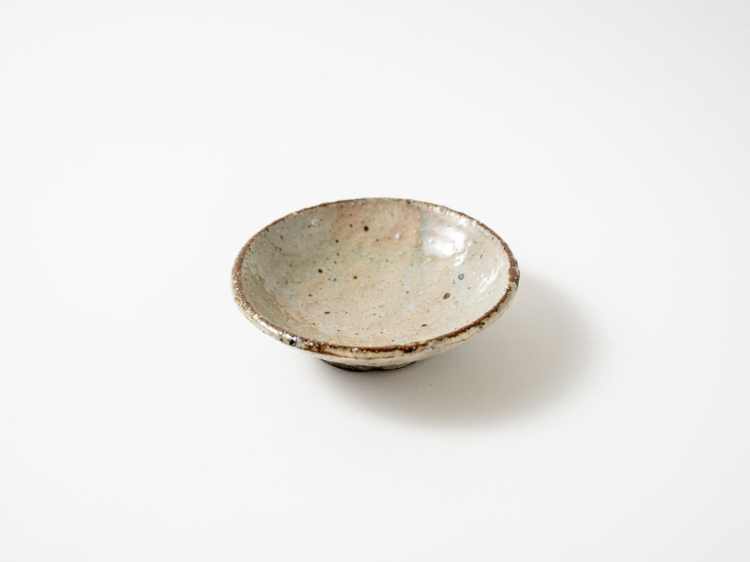 Ash Glazed Slip Small Plate - Crafted By Shinichi Kotsuji