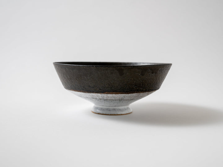 Two-Color Bowl B (Large/Medium Black) - Crafted By CHINATSU