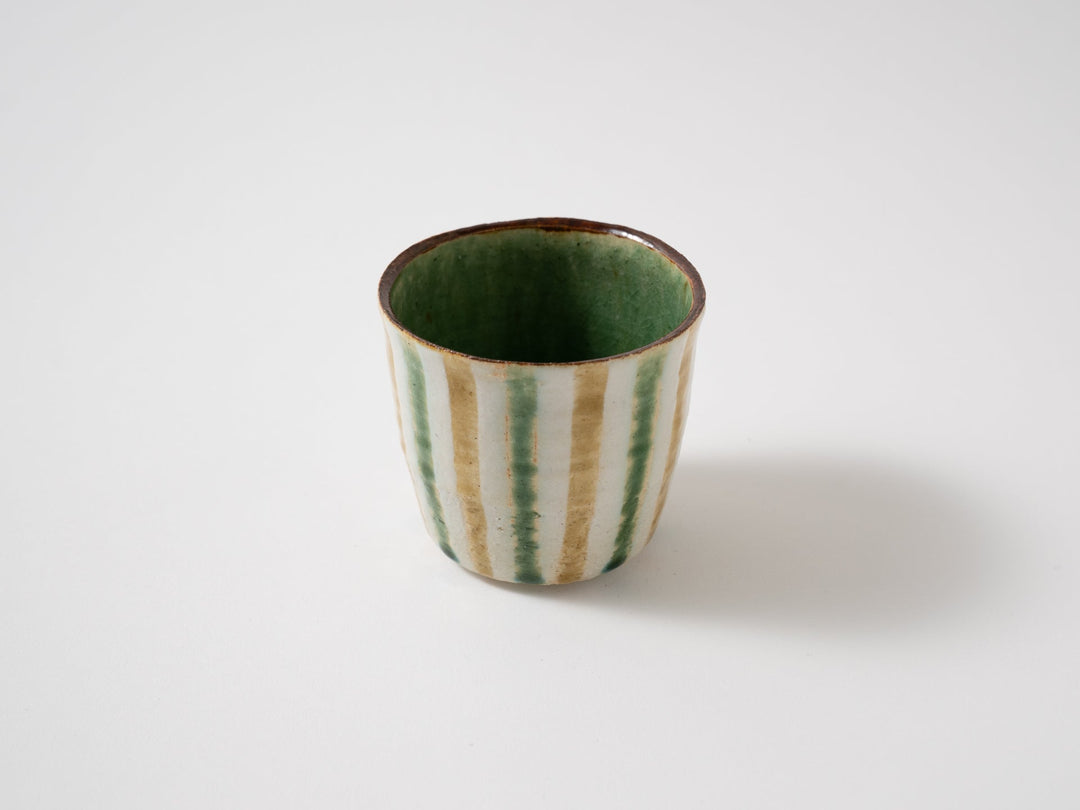 Barley Straw Pattern Soba Cup - Crafted By Kanae Nomura