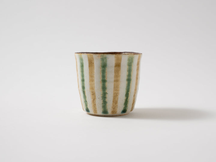 Barley Straw Pattern Soba Cup - Crafted By Kanae Nomura