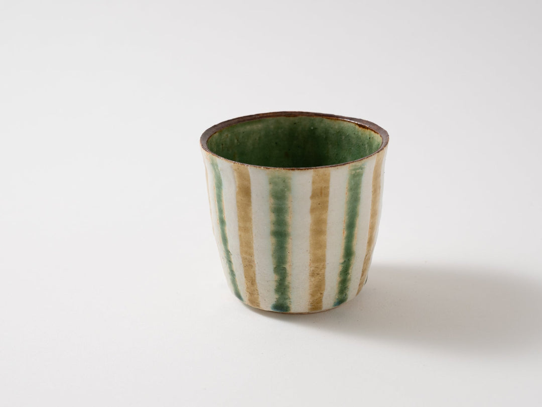 Barley Straw Pattern Soba Cup - Crafted By Kanae Nomura