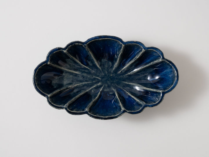 LapisLazuli Glazed Rinka Mukozuke - Crafted By Kanae Nomura