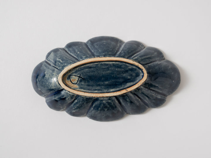 LapisLazuli Glazed Rinka Mukozuke - Crafted By Kanae Nomura