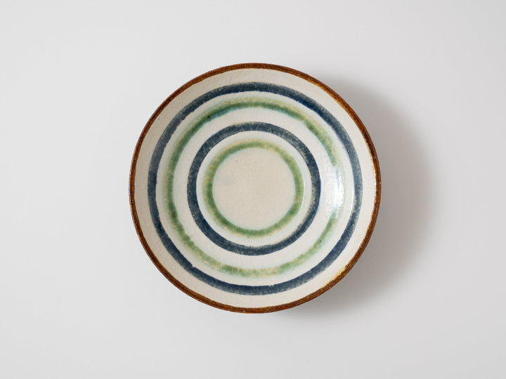 Ring Line 5.5-Sun Plate (LapisLazuli Oribe) - Crafted By Kanae Nomura