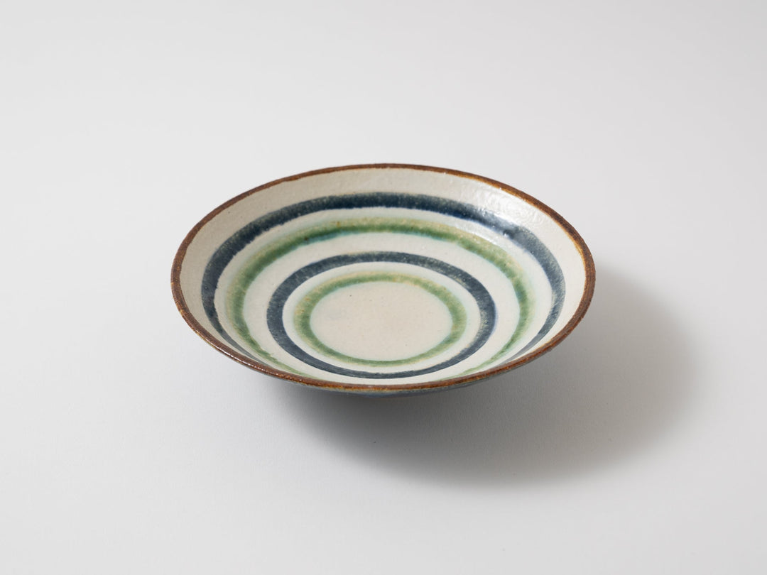 Ring Line 5.5-Sun Plate (LapisLazuli Oribe) - Crafted By Kanae Nomura