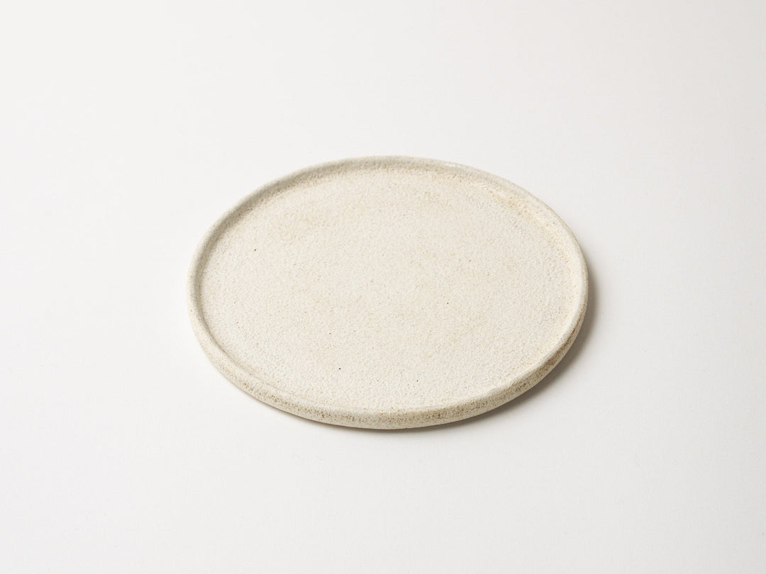 White ware finish 15cm edged Plate - Crafted By Hideki Yamamoto