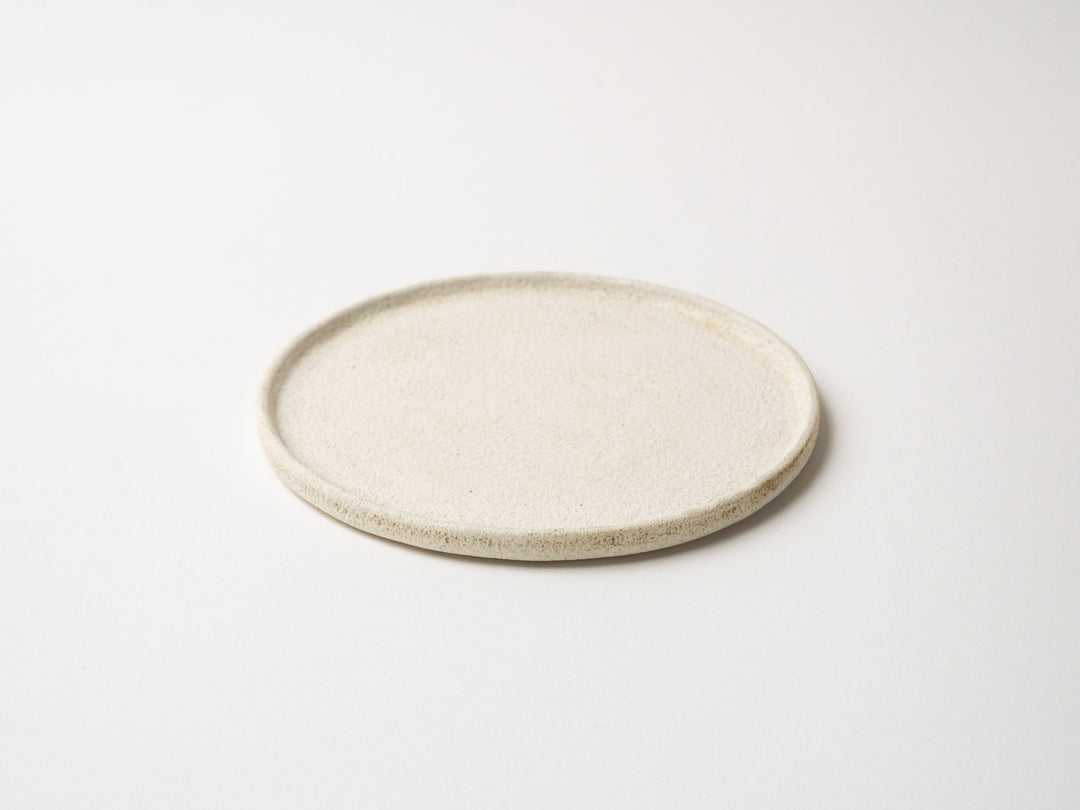 White ware finish 15cm edged Plate - Crafted By Hideki Yamamoto