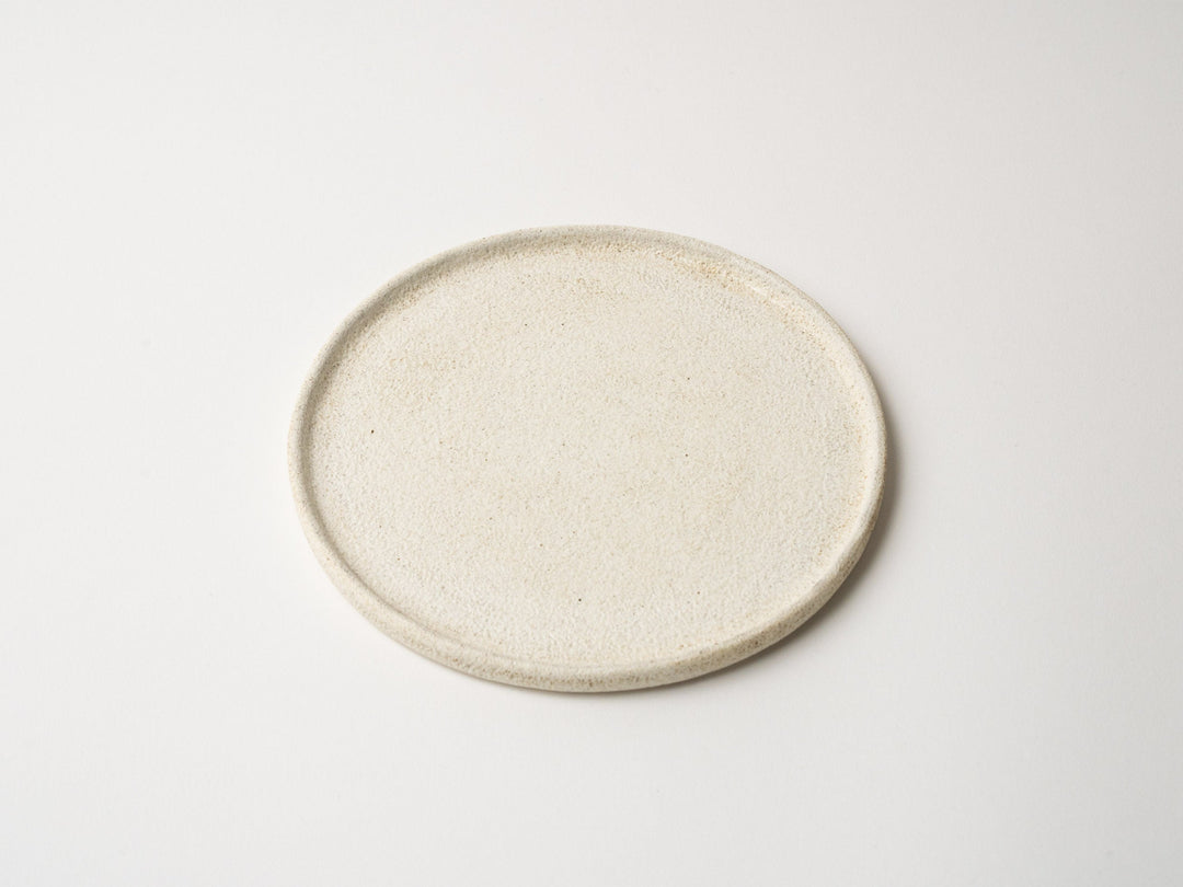 White ware finish 15cm edged Plate - Crafted By Hideki Yamamoto