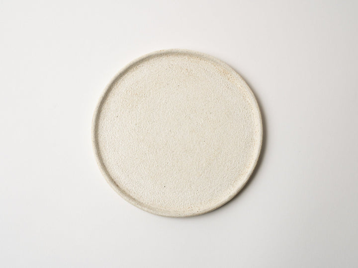 White ware finish 15cm edged Plate - Crafted By Hideki Yamamoto