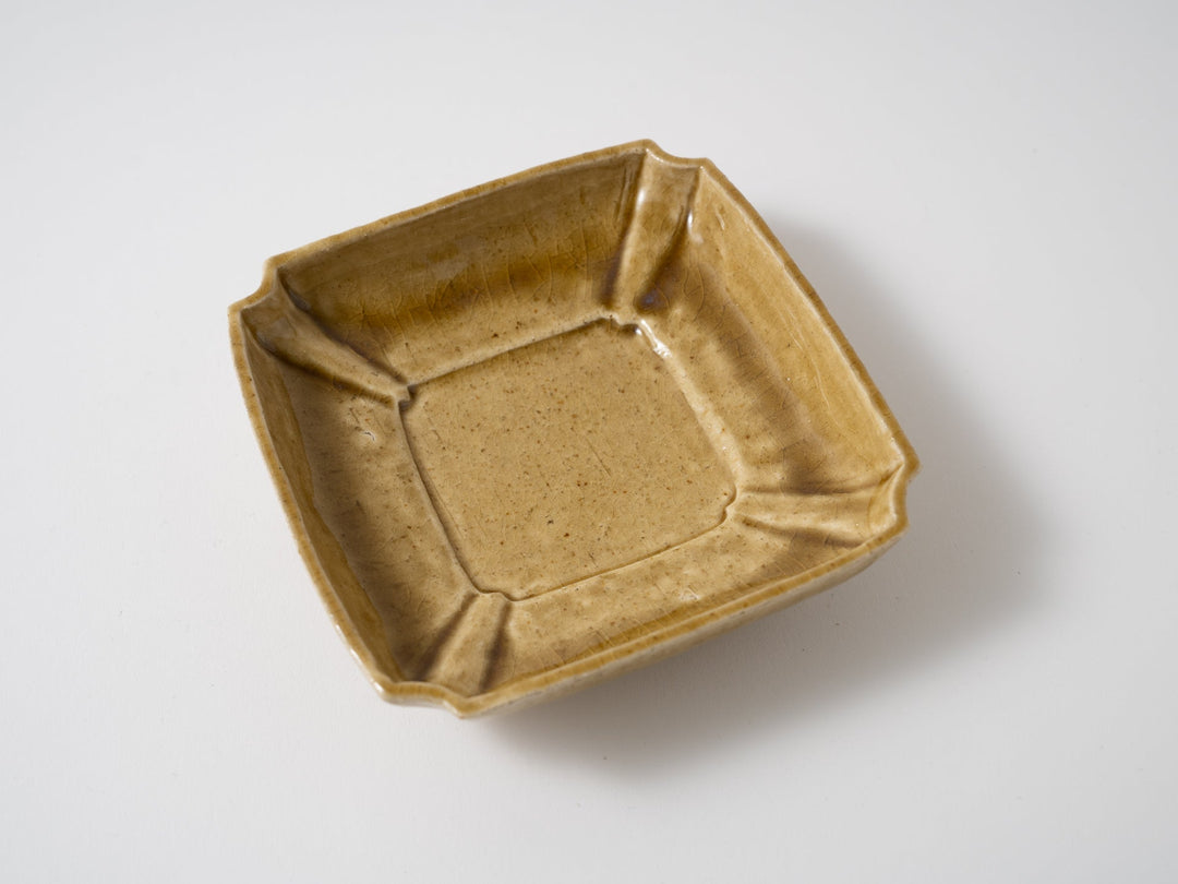 Yellow Mulberry Glaze Four-Direction Side - Crafted By Kanae Nomura