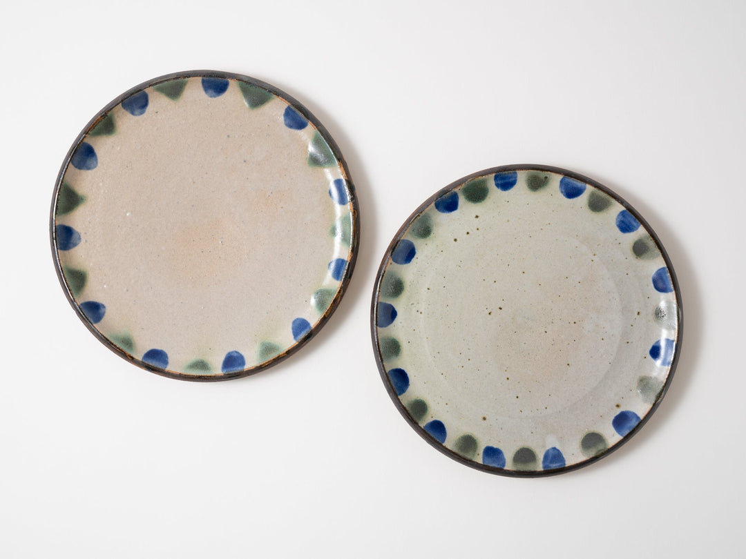 6-Sun Plate - Crafted By Kawajiri Pottery