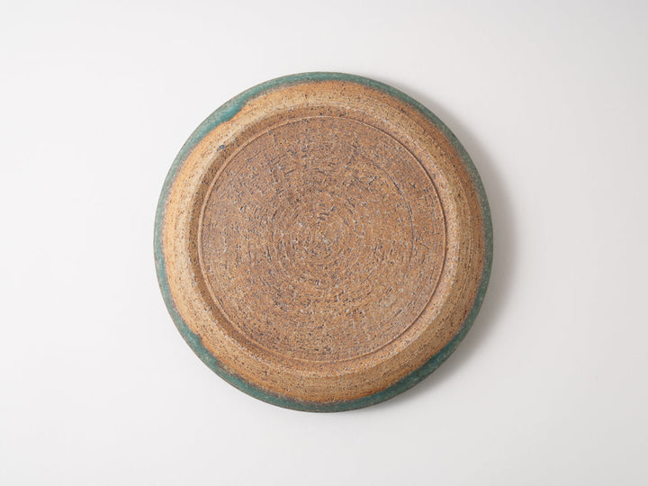 Round Plate 7-Sun Blue - Crafted By Jun Fujiwara