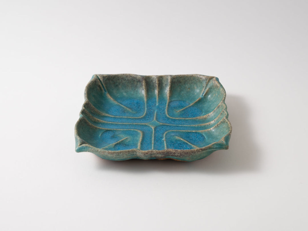 Flamed Plate M Blue - Crafted By Jun Fujiwara