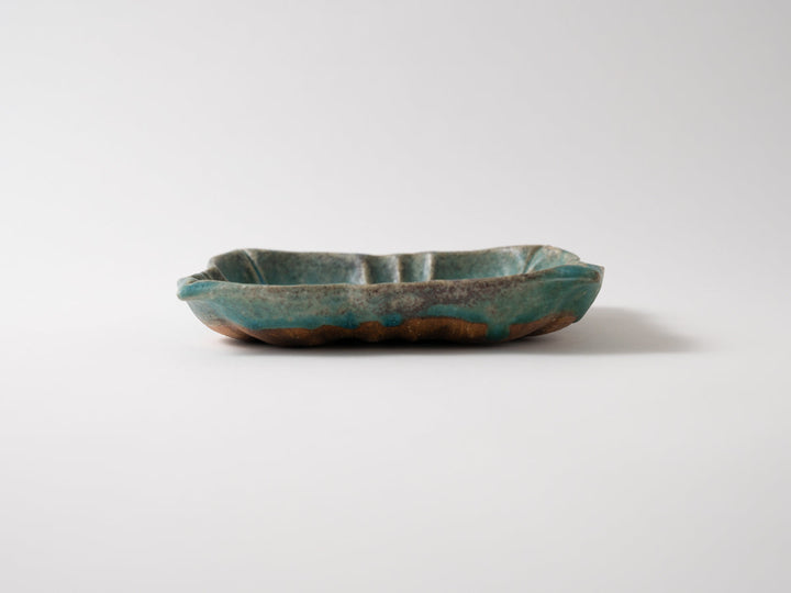 Flamed Plate M Blue - Crafted By Jun Fujiwara