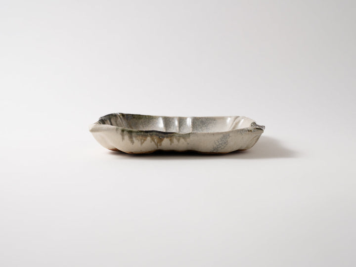 Flamed Plate M White - Crafted By Jun Fujiwara