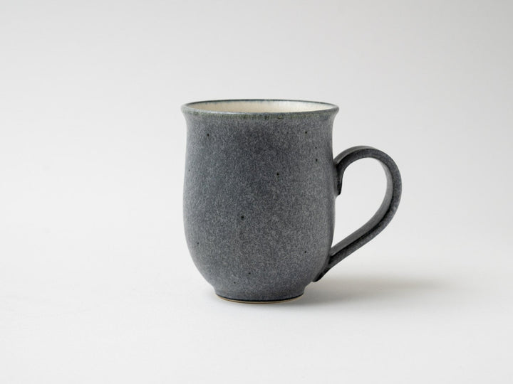 Gray navy bud Shaped Mug - Crafted By Fumiyama Kanae