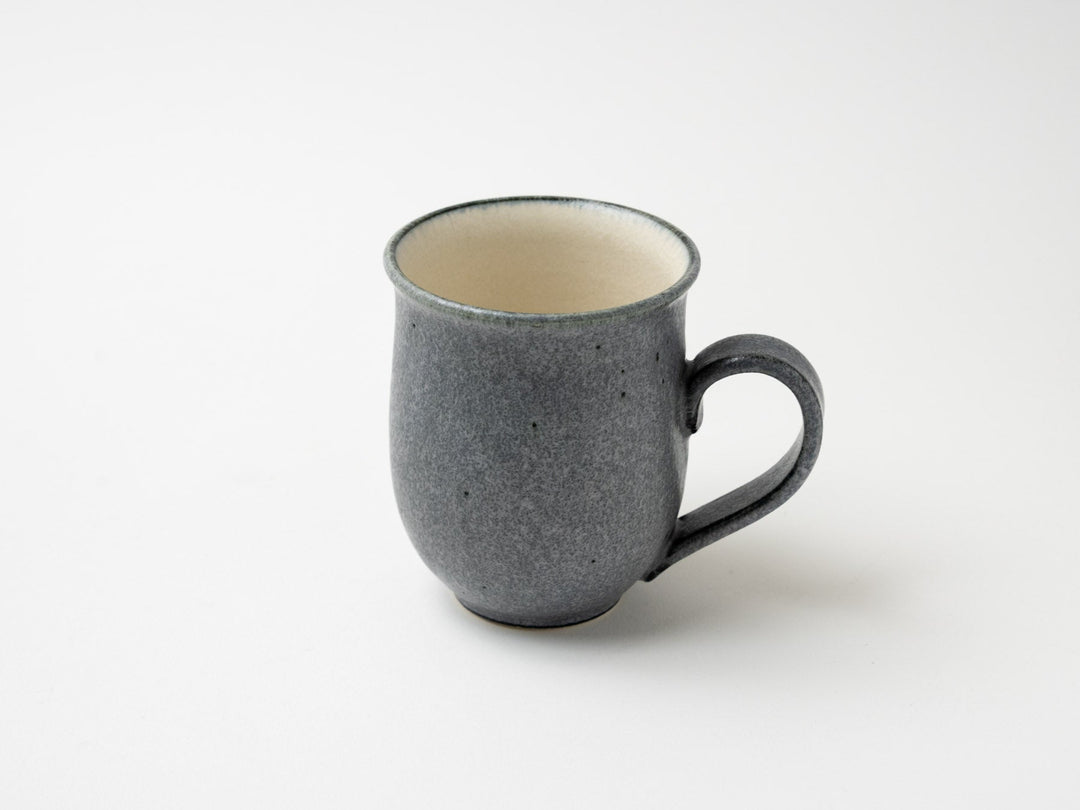 Gray navy bud Shaped Mug - Crafted By Fumiyama Kanae