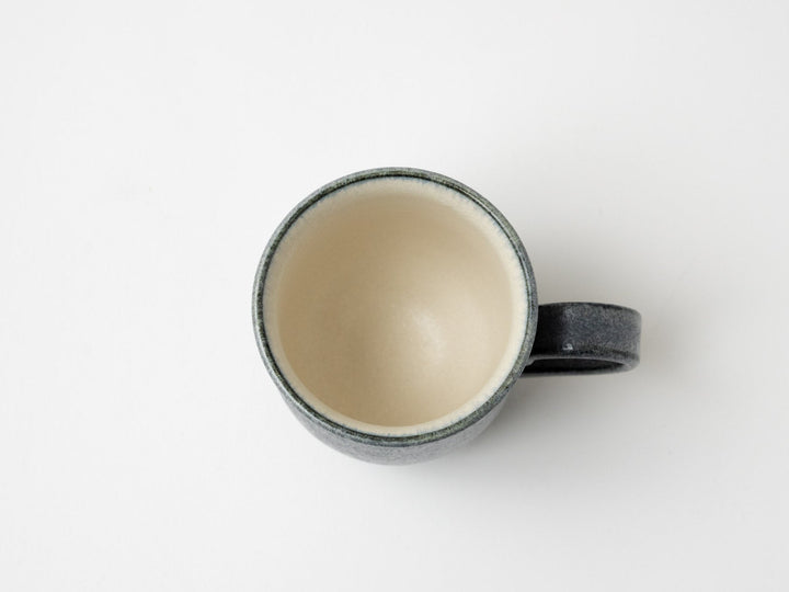 Gray navy bud Shaped Mug - Crafted By Fumiyama Kanae