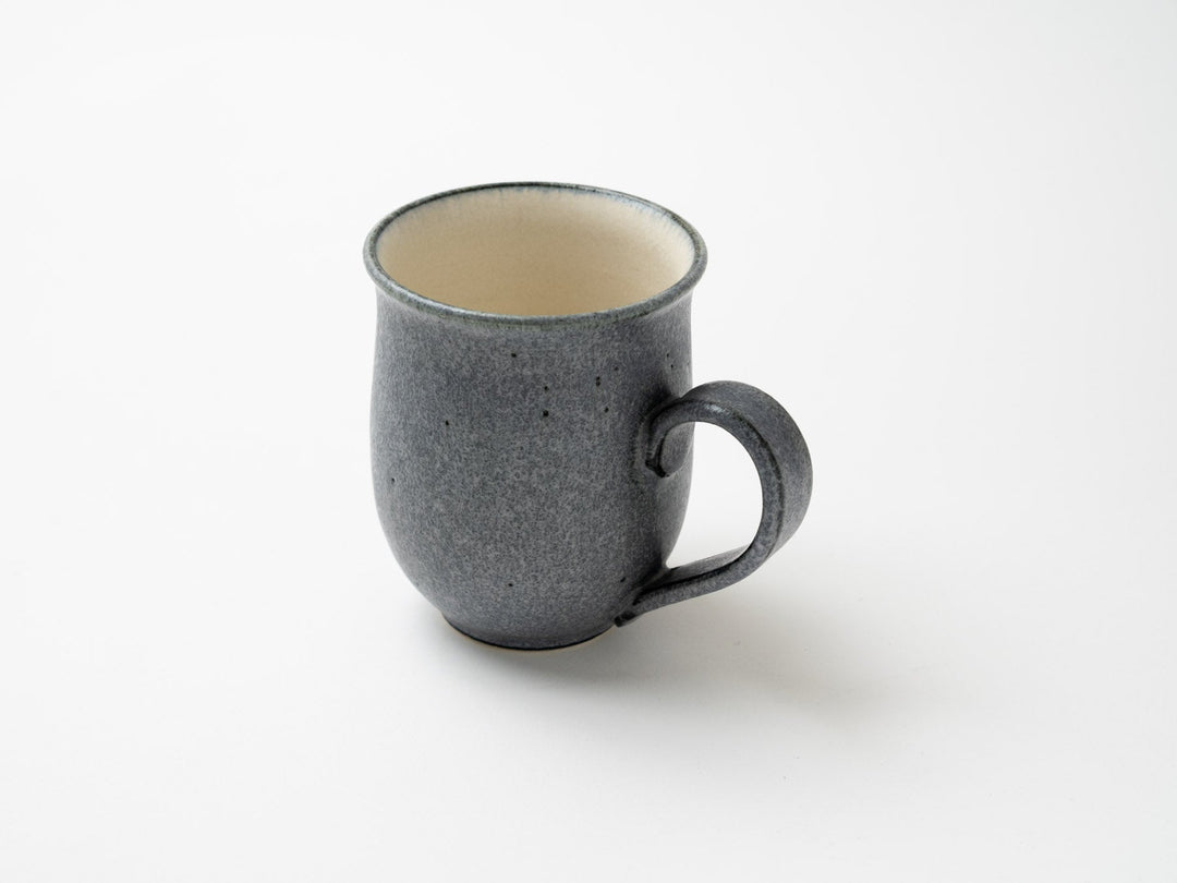 Gray navy bud Shaped Mug - Crafted By Fumiyama Kanae