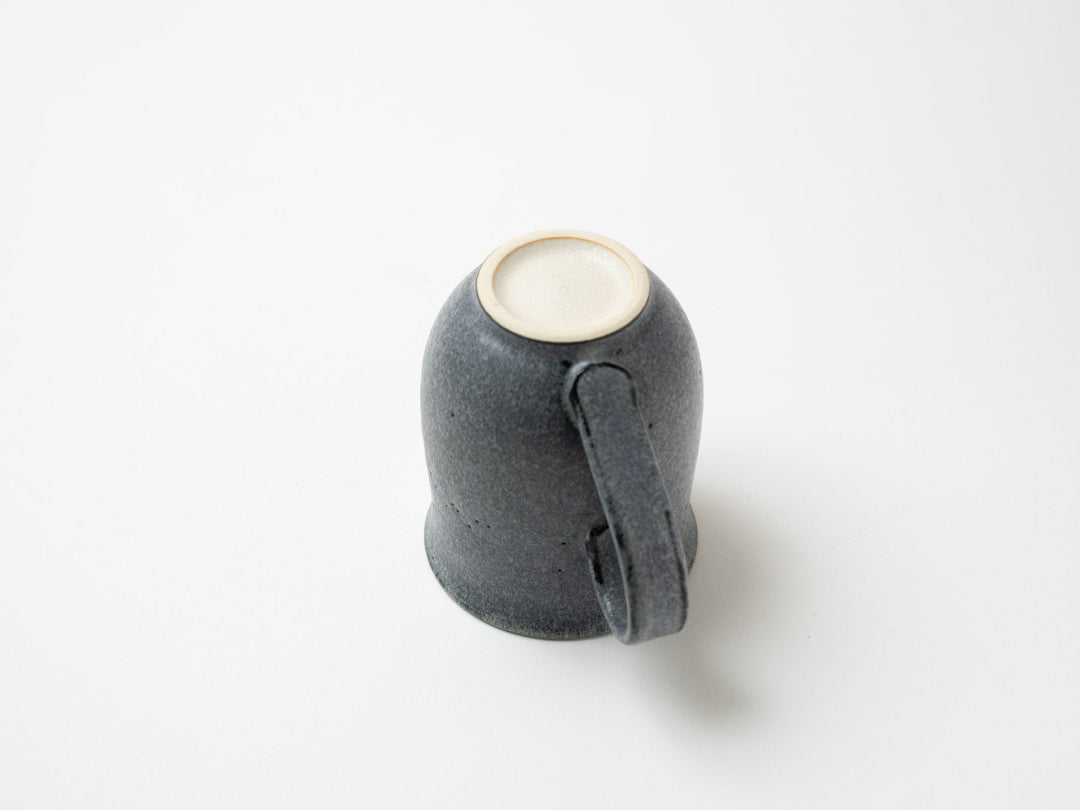 Gray navy bud Shaped Mug - Crafted By Fumiyama Kanae