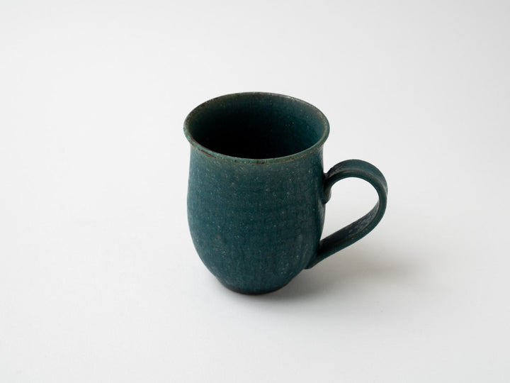 Rust Green bud Shaped Mug - Crafted By Fumiyama Kanae