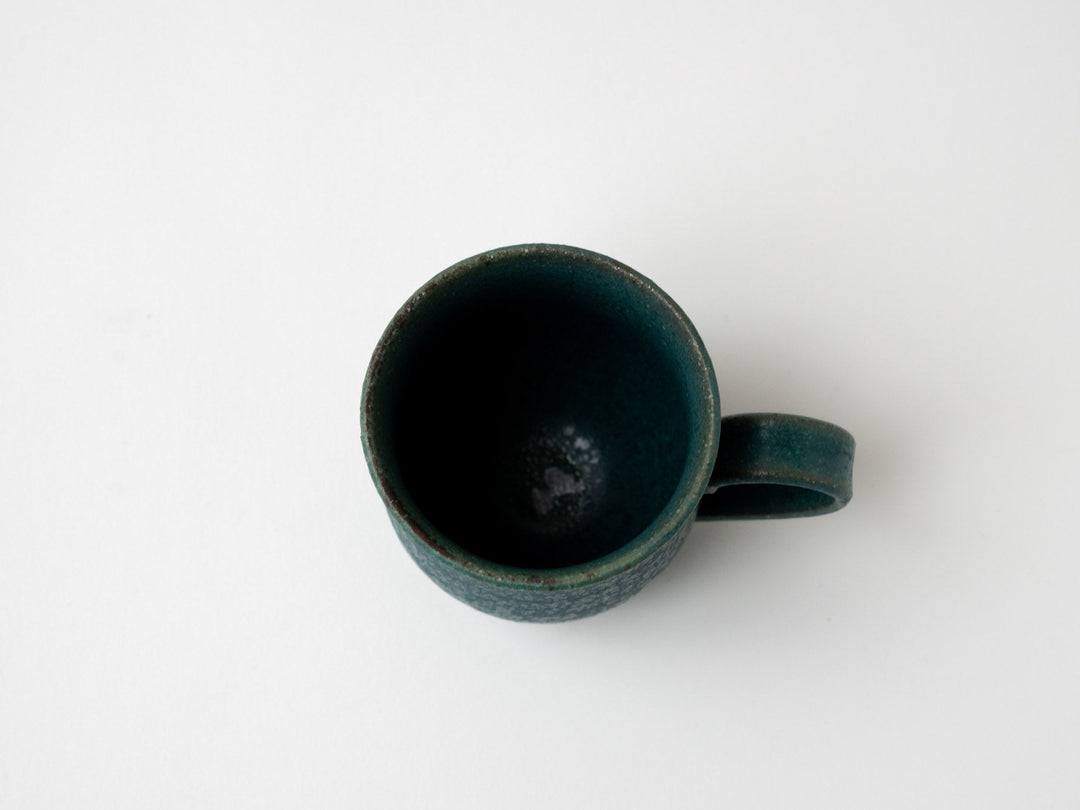 Rust Green bud Shaped Mug - Crafted By Fumiyama Kanae