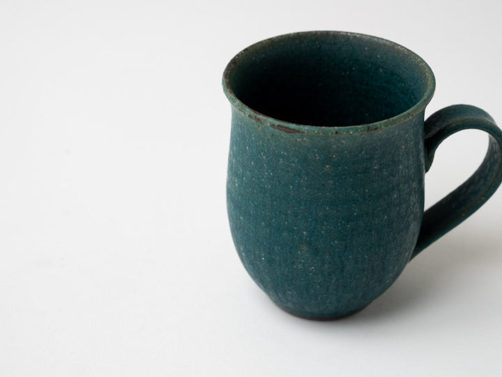 Rust Green bud Shaped Mug - Crafted By Fumiyama Kanae