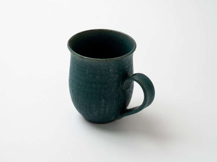 Rust Green bud Shaped Mug - Crafted By Fumiyama Kanae