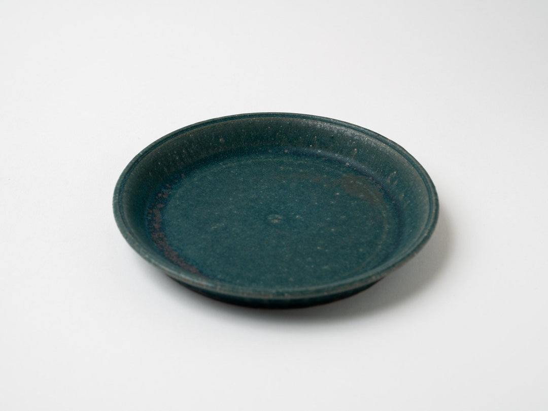 Rust Green 5-Sun Plate - Crafted By Fumiyama Kanae