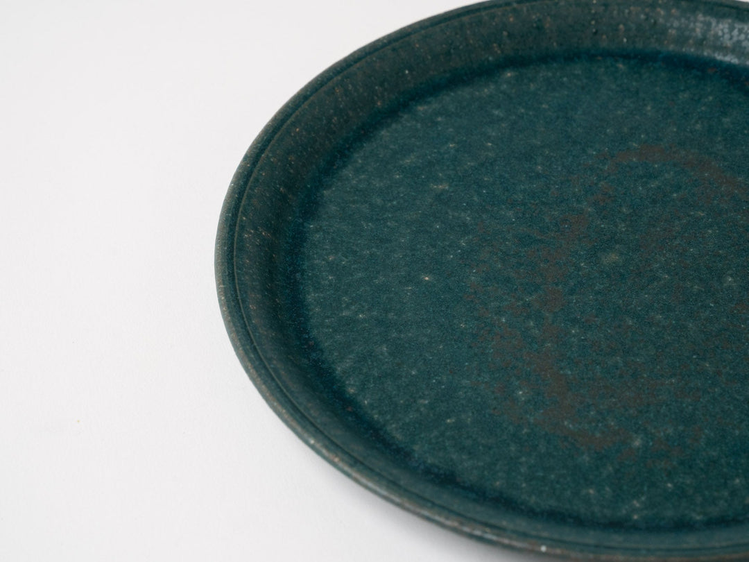 Rust Green 8-Sun Plate - Crafted By Fumiyama Kanae