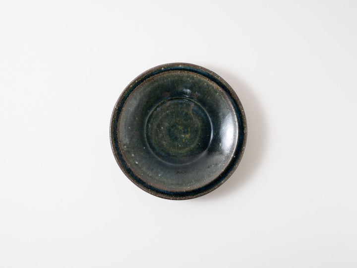 Gray and Blue Coffee Saucer - Crafted By Taizo Yamamoto