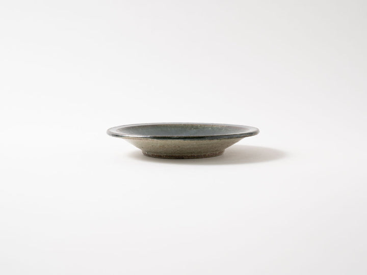 Gray and Blue Coffee Saucer - Crafted By Taizo Yamamoto