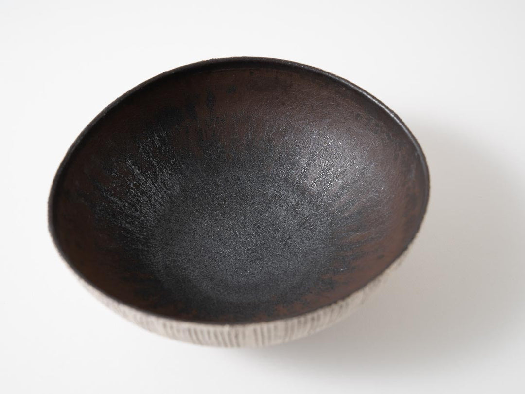 Medium Flexed Bowl Black - Crafted By Haruki Kanai