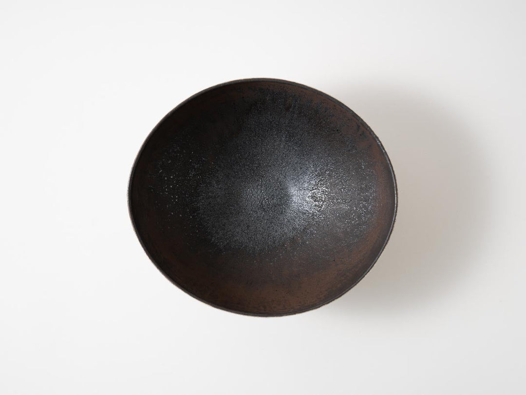 Large Flexed Bowl Black - Crafted By Haruki Kanai