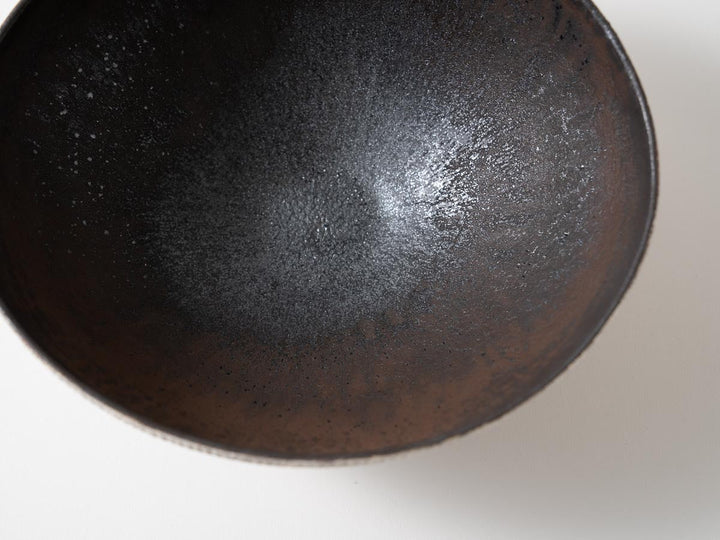 Large Flexed Bowl Black - Crafted By Haruki Kanai